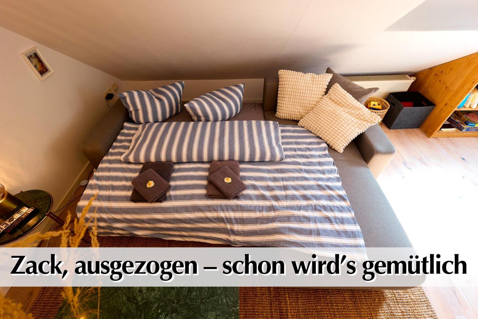 Helle 72Qm Maisonette Wohnung Im Herzen Erfurts Mit Kingsize Bett, Smart-Tv, Etc Buitenkant foto