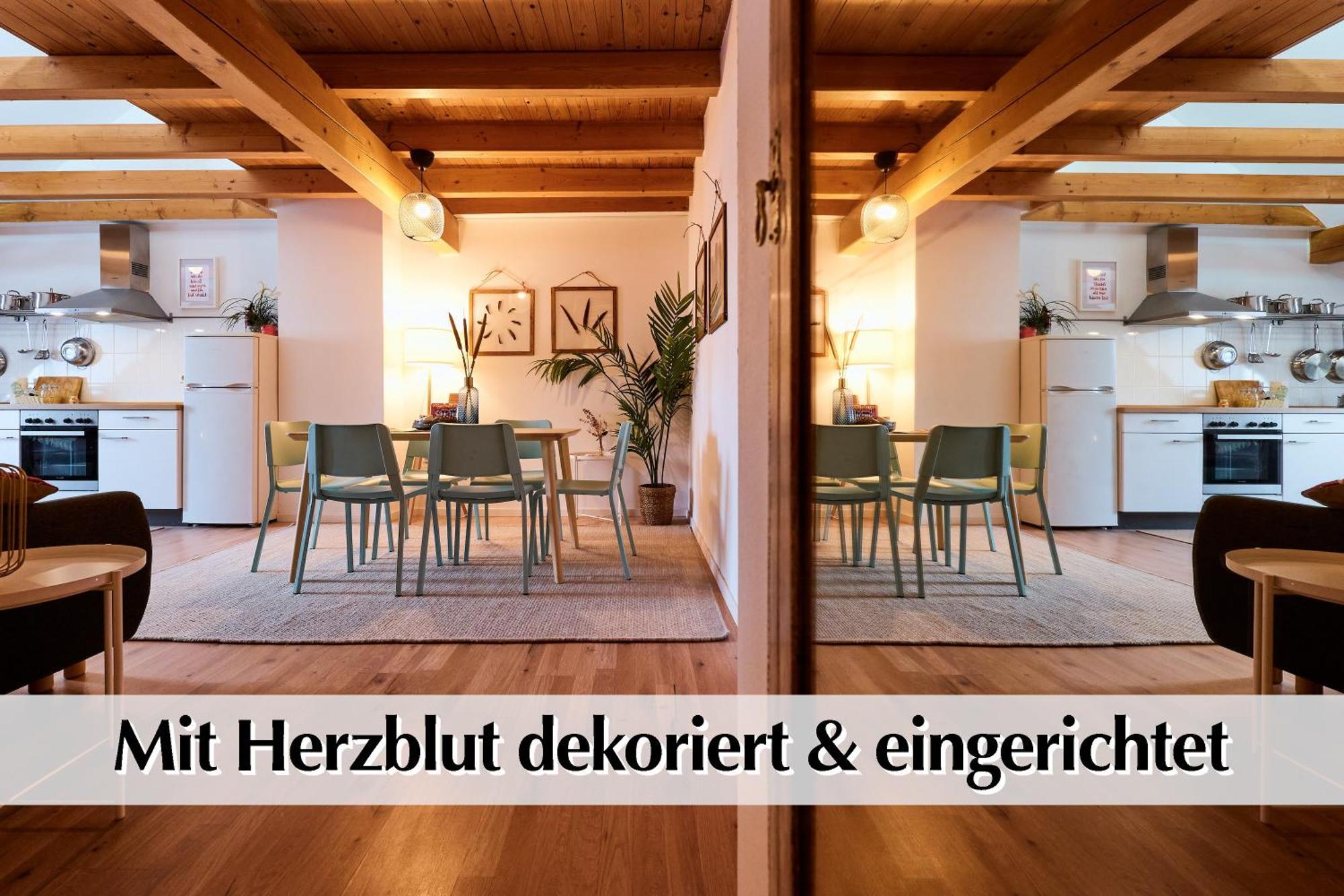 Helle 72Qm Maisonette Wohnung Im Herzen Erfurts Mit Kingsize Bett, Smart-Tv, Etc Buitenkant foto