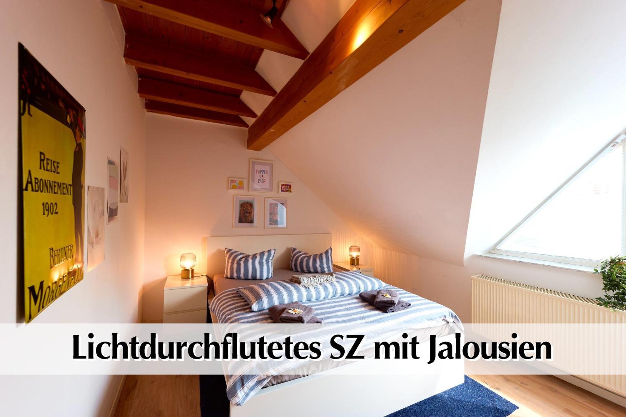 Helle 72Qm Maisonette Wohnung Im Herzen Erfurts Mit Kingsize Bett, Smart-Tv, Etc Buitenkant foto
