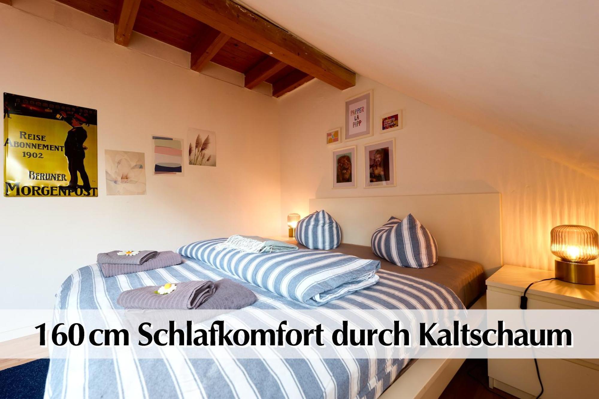 Helle 72Qm Maisonette Wohnung Im Herzen Erfurts Mit Kingsize Bett, Smart-Tv, Etc Buitenkant foto